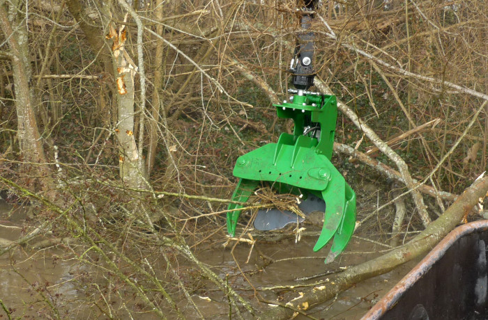 Grappin coupe arbre avec fonction TILT