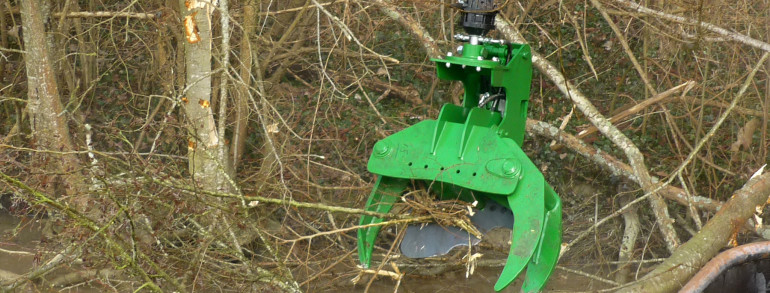 Grappin coupe arbre avec fonction TILT